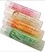 Baumgartens Wabi Sabi Lip Balm Hexagonal Tub Display of 72 Assorted Colors (96809)