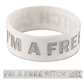 レディーガガ ブレスレットFree Bitch Rubber Brecelet【オフィシャルグッズ】