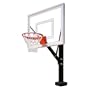 First Team HydroSport II Swimming Pool Side Basketball Hoop with 48 Inch Acrylic Backboard