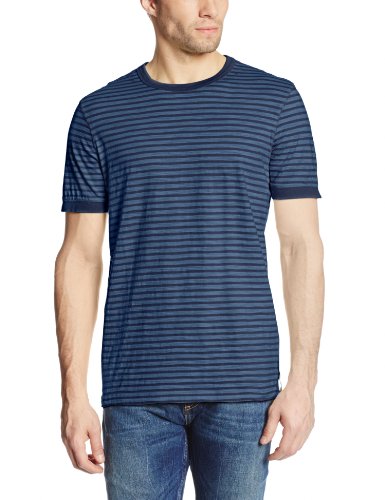 Calvin Klein Jeans Men's Short Sleeve Striped Crew Shirt