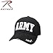 Rothco Deluxe Army Embroidered Low Profile Insignia Cap, Black