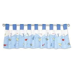 Trend Lab Dr. Seuss Window Valance, One Fish Two FishTrend Lab Dr. Seuss Window Valance