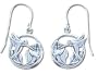 Solid Sterling Silver Hummingbirds Earrings