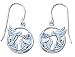 Solid Sterling Silver Hummingbirds Earrings