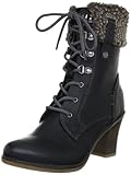 Tom Tailor Alberta mid lace 514310091000, Damen Stiefel, Schwarz (black 0), EU 40