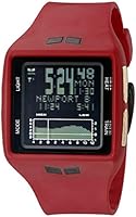 Vestal Unisex BRGOLD04 Brig Digital Display Quartz Red Watch