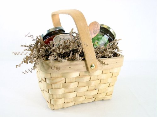 Apricot fest jams + olive wood spreader gift basket French gourmet preserves by Touch of Europe gift baskets