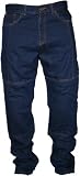 Details zu "Motorradhose Kevlar Jeans kevlarjeans hose mit Protektoren Blau 280g/m2, Jeansgr&ouml;&szlig;e:36W/34L"