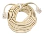 Belkin 50ft Modular Patch Cord RJ11M/RJ11M Crossed; Ivory