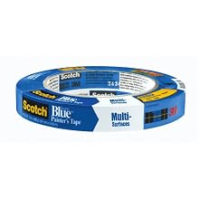 ScotchBlue Painter's Tape for Multi-Surfaces 2090-.75A, 3/4 Inches by 60 Yards, 1 Roll
