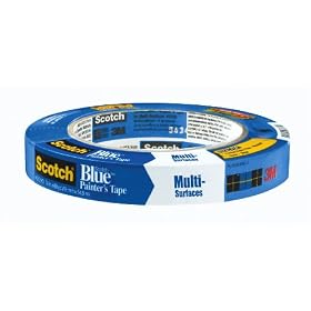 ScotchBlue Painter's Tape for Multi-Surfaces 2090-.75A, 3/4 Inches by 60 Yards, 1 Roll