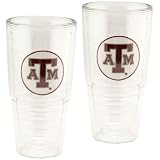 Tervis Tumbler Texas A&M Aggies 2 Pack 24 oz Team Logo Tall Tumbler Cups