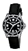 Wenger Women's 70365 Sport Black Dial Black Leather Watch