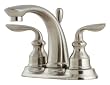 Price Pfister 048CB0K Avalon Double-Handle Centerset Lavatory Faucet with Pop-Up, Satin Nickel