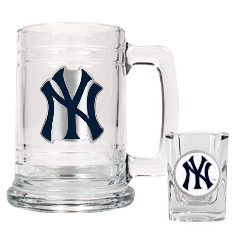 New York Yankees Boilermaker Set (Primary Logo)