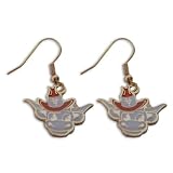 Texas Longhorns Mascot Dangle Logo Earring Set Ncaa Charm Gift
