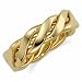 14Kt Yellow Gold Hand Woven Men's Gold Band
