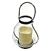 Gerson Everlasting Glow 38538 Battery Operated Metal and Glass School House Lantern with 4.5