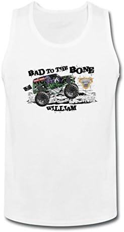 GOFDG Monster Jam Bad To The Bone Vest Tank Top For Men