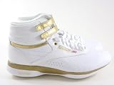 Reebok EasyTone Freestyle Classic High White/Gold Fitness Walking Hi Women Shoes
