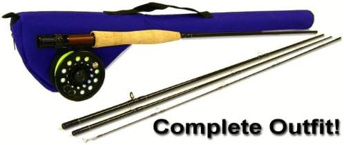 The Trout Stalker - Complete Fly Rod & Reel Outfit from Stone Creek, 8 Foot 4 Weight