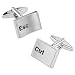 Esc & Control Key Cufflink by Enrico Pardini - Silver Rhodium