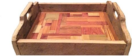 Serving Tray- Perfect for Breakfast in Bed. Made from reclaimed wood.