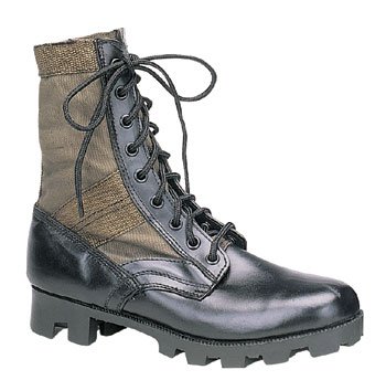 Ultra Force Olive Drab G.I Style Jungle Boots, 10