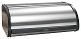 Brabantia Roll Top Bread Bin in Matt Steel