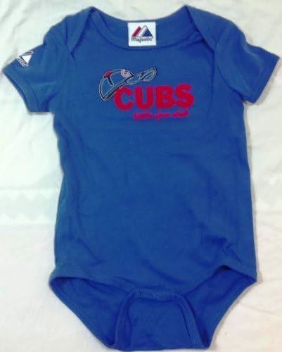 Cubs Little Fan Club, Baby Boy 12 Months Blue Romper Dress Halloween Costume