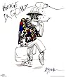 Ralph Steadman (Dr. Gonzo, Hunter S. Thompson) Art Poster Print - 24" X 27"