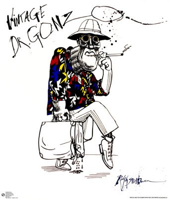 Ralph Steadman Art Poster Print   24 X 27