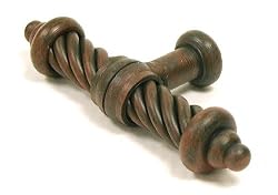 Top Knobs-Normandy Collection M627 T-Shaped Twist Knob in Patine Rouge