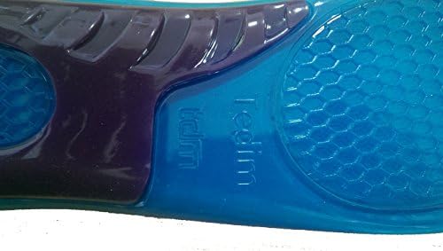 Tedim - High Quality Gel Foot Shock Absorption Orthotic Arch Support Sport Padding Massaging Gel Silicon Insoles (Men's, 10-13 Pair)