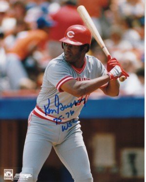 Ken Griffey, Sr. signed Cincinnati Reds 8x10 Photo 75 76 WSC