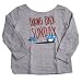 TAKING BACK SUNDAY - Teddy - Oxford Gray Girls Boatneck Sweatshirt