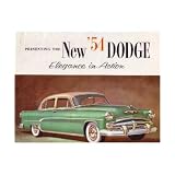 1954 DODGE Sales Brochure Literature Book Piece by Dodge