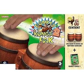 Donkey Kongas 2 Pak (Manette Bongos incluse)