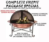 Complete Copper Firepit Set