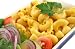 Macaroni Cheese and a Fresh Red Onion Garden Salad - 24"W x 16"H - Peel and Stick Wall Decal by Wallmonkeys