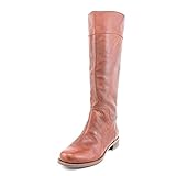 Nine West Women's Counter Boot,Wine Leather,7.5 M US