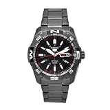 Seiko Men’s SNZJ11 Sports Black Stainless-Steel Automatic Black Dial Watch