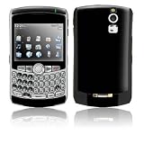 Solid State Black Design Protective Skin Decal Sticker for Blackberry Curve 8300/ 8310/ 8320 Cell Phones