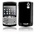 Solid State Black Design Protective Skin Decal Sticker for Blackberry Curve 8300/ 8310/ 8320 Cell Phones