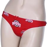 NCAA Ohio State Buckeyes Ladies Scarlet Supreme Thong Underwear (Medium)
