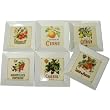 Fruit Label Plate Set of 6 Different Styles
