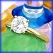 14K Yellow Gold 1.00CT Round Brilliant Diamond Ring