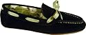 Daniel Green Women's Caramel Slippers,Black Suede,7 M
