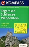 Tegernsee, Schliersee, Wendelstein: 1:50.000 - Wandern / Rad / Ski - GPS-genau - 