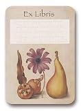 Botanical Fruit & Flower - Set of 20 Adhesive Bookplates